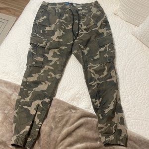 Camouflage cargo pants